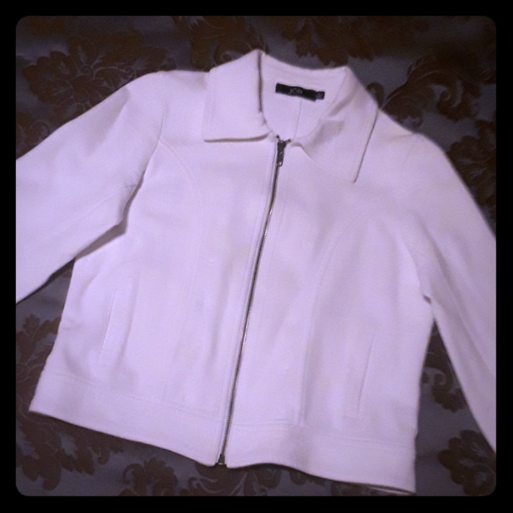 "JON" White Jacket